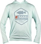 Z-Man Bass Logo Tech HoodieZ - Seagrass